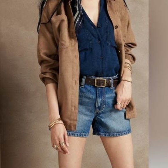 Banana Republic Pants - Banana Republic Medium Wash Denim Shorts Womens Size 10